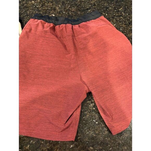 *3/$15. Adidas Men's Red Training Shorts Size M Breathable Elastic Waistband - Picture 3 of 5